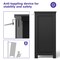 Bathroom Floor Freestanding Storage Organizer with 3 Drawers-Black